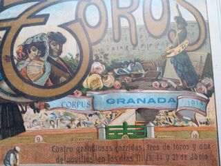 Cartel Taurino Granada 1914