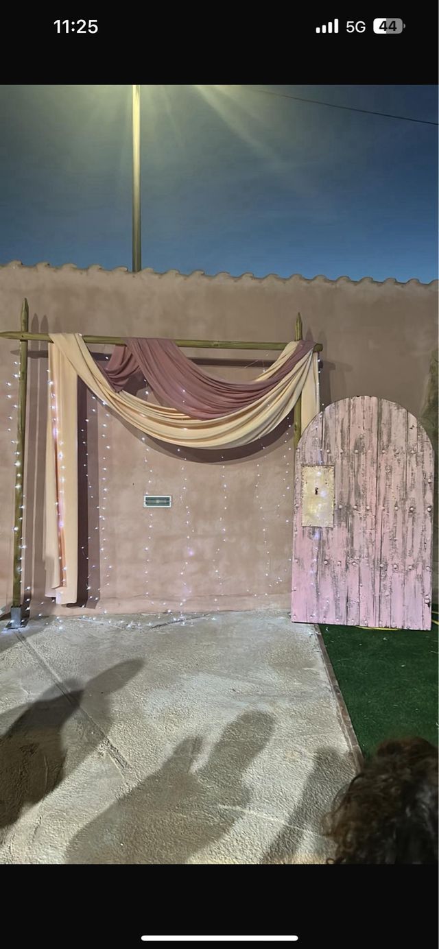 Puerta Vintage Rosa Decoracion Artesanal