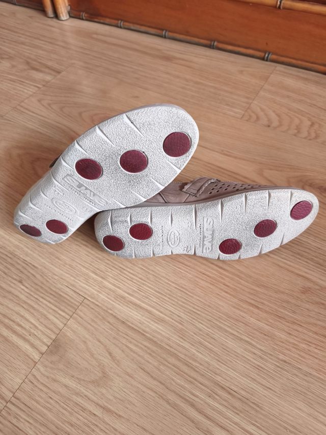 Bailarinas de piel ajustables