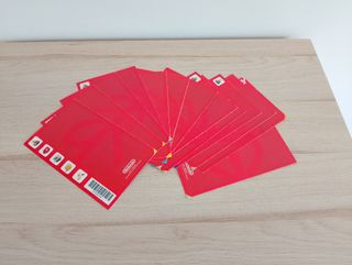 Wii 13 Tarjetas Puntos Nuevas, Sin rascar.