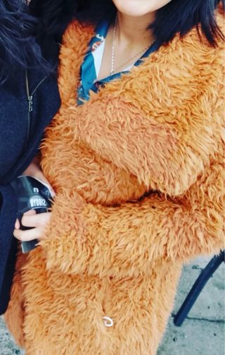 Abrigo marrón Lois talla M