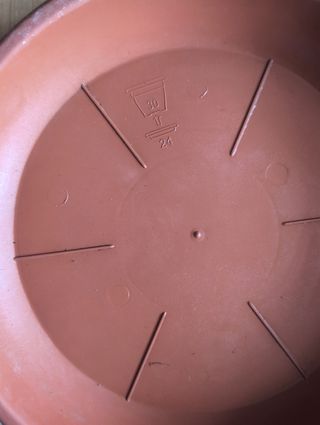 5 platos macetas 24 cm