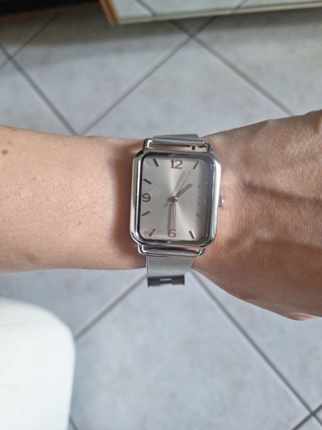 Orologio da polso donna - quadrante argento