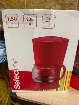 Cafetera Selecline roja - 12 tazas