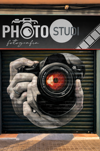 PINTOR MURAL GRAFFITI DIBUJO ILUSTRACIÓN PERSIANA