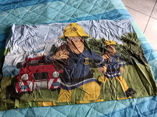 Set lenzuola  singole Sam il pompiere
