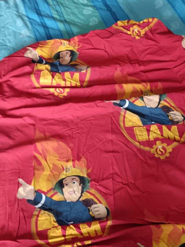 Set lenzuola  singole Sam il pompiere