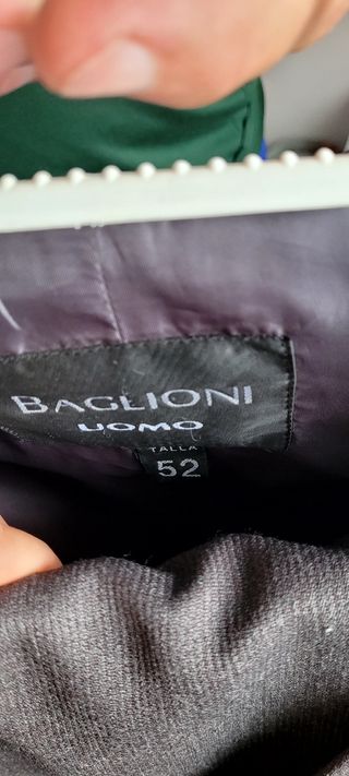 Traje gris BAGLIONI UOMO complemento, 3 piezas.