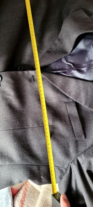 Traje gris BAGLIONI UOMO complemento, 3 piezas.
