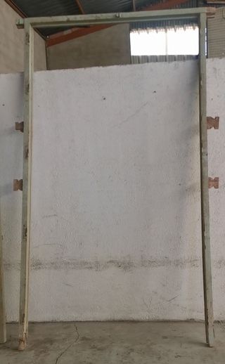 Completa. Puerta antigua 2 hojas 2,38m alto x