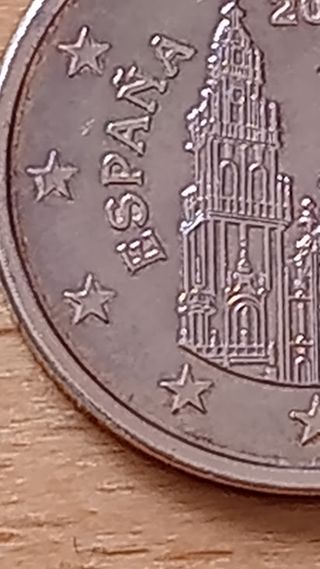 5 Céntimos de € España 2023 Exceso de Material