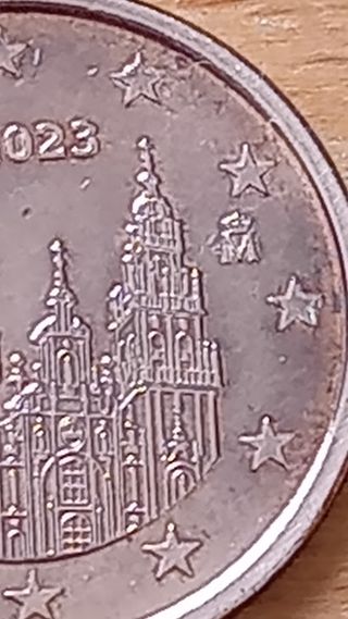 5 Céntimos de € España 2023 Exceso de Material