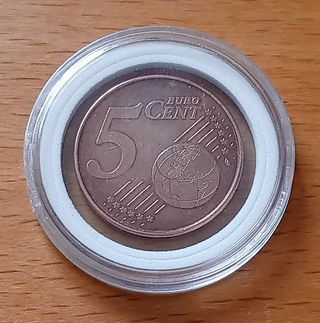 5 Céntimos de € España 2023 Exceso de Material