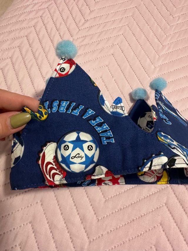 Corona cumpleaños 3 años