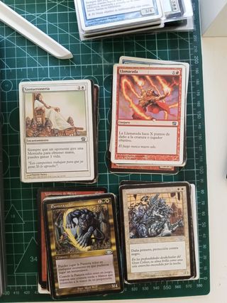 Lote cartas magic poco comunes