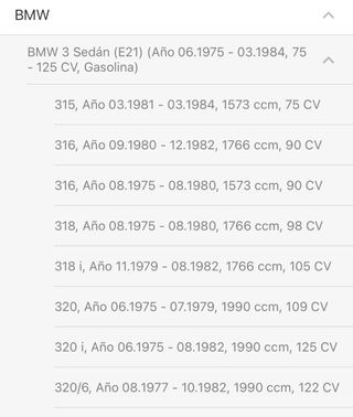 Amortiguadores delanteros BMW e21