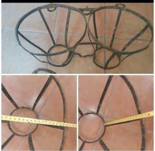 130€ cada pareja. 4 Aguaderas de hierro antiguas