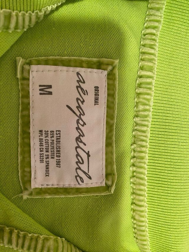 Polo Aeropostale verde M