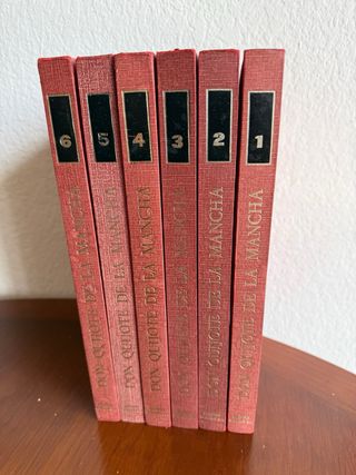 6 tomos Cómic Don Quijote de La Mancha