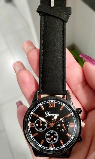 Orologio Geneva - Nero e Oro