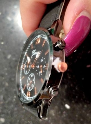 Orologio Geneva - Nero e Oro