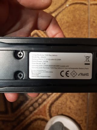 cecotec conga rockstar 1500 ray Jalisco piezas