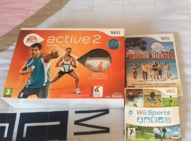 Wii + 5 juegos - Consola blanca
