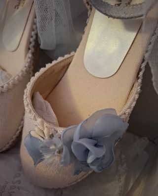 Esparteñas Comunión Juana Sanc Talla 35