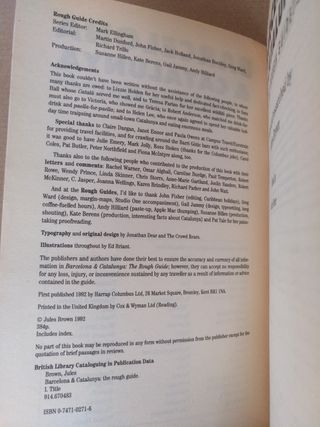 Barcelona and Catalunya. The rough guide