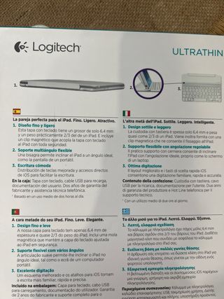 Logitech teclado Keyboard iPad Mini