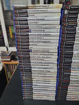 Lote de videojuegos PS2