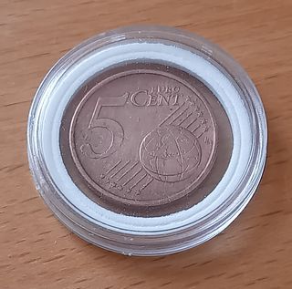 5 Céntimos de Euro Portugal año 2002