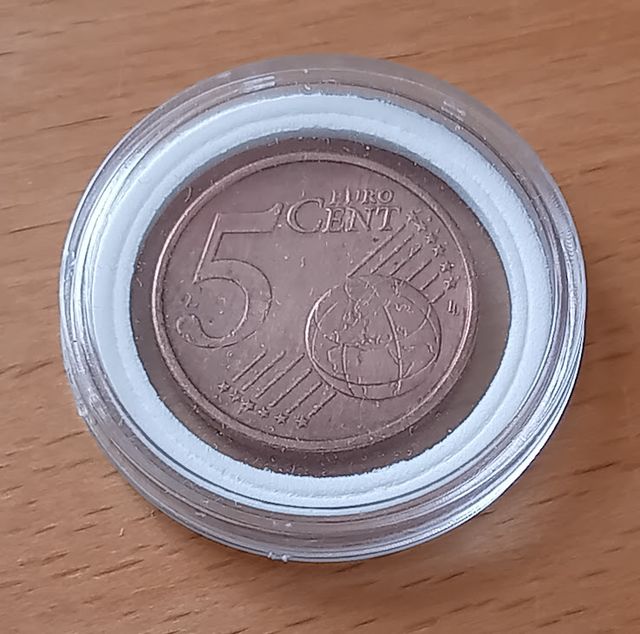 5 Céntimos de Euro Portugal año 2002