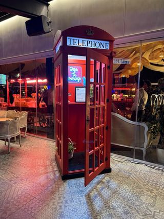 Cabina teléfono audiolibro London
