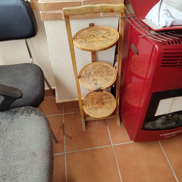 Macetero mesa plegable vintage