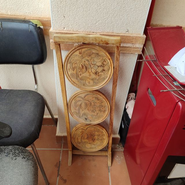 Macetero mesa plegable vintage