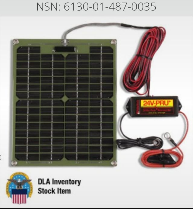 Solar Panel Carica Batterie 24V US.ARMY