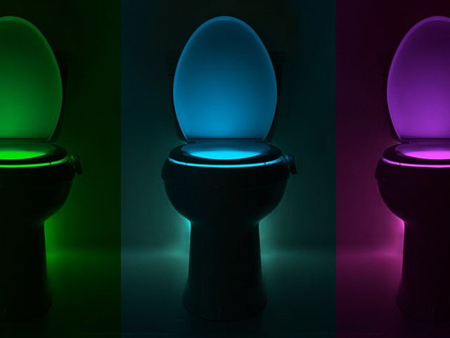 Luz led colores para baño