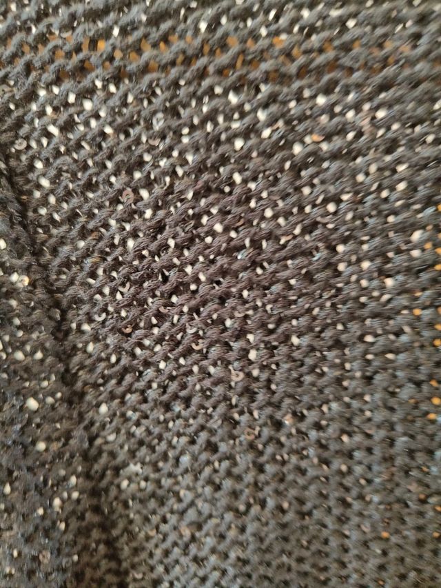 Chaqueta punto negra