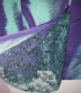 Traje fiesta chica - Verde/Morado