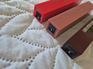 3 Pintalabios DONNA - Rojos y Marrones