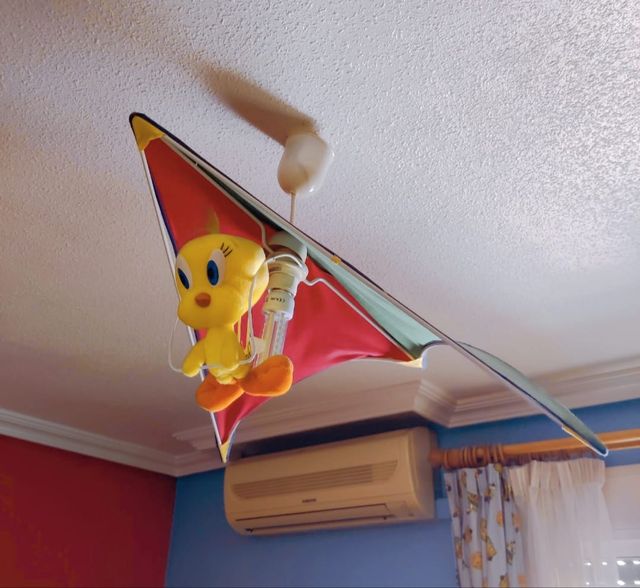 Juego de lamparas Piolín para habitación infantil