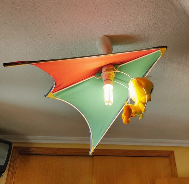 Juego de lamparas Piolín para habitación infantil