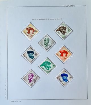 Album con sellos usados de España del 1950 al 1969