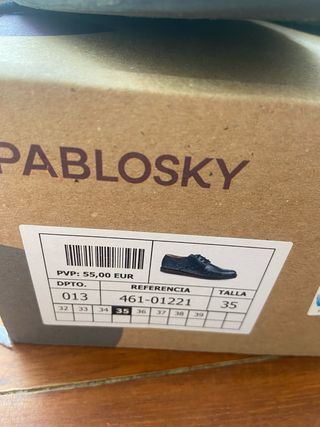 Pablosky - Zapatos comunión niño 35