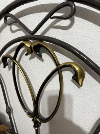 Cabecero hierro forjado años 70
