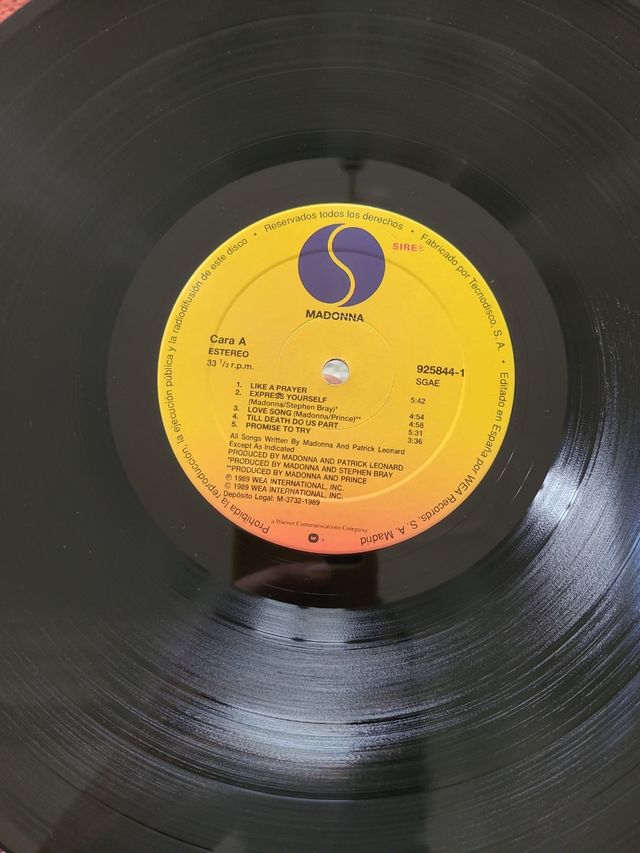 Madonna. Like a prayer. Lp