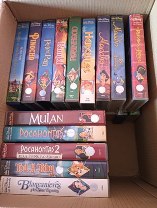 VHS infantiles: Disney + más
