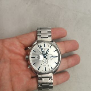 Diesel MS9 - Orologio Uomo Argento