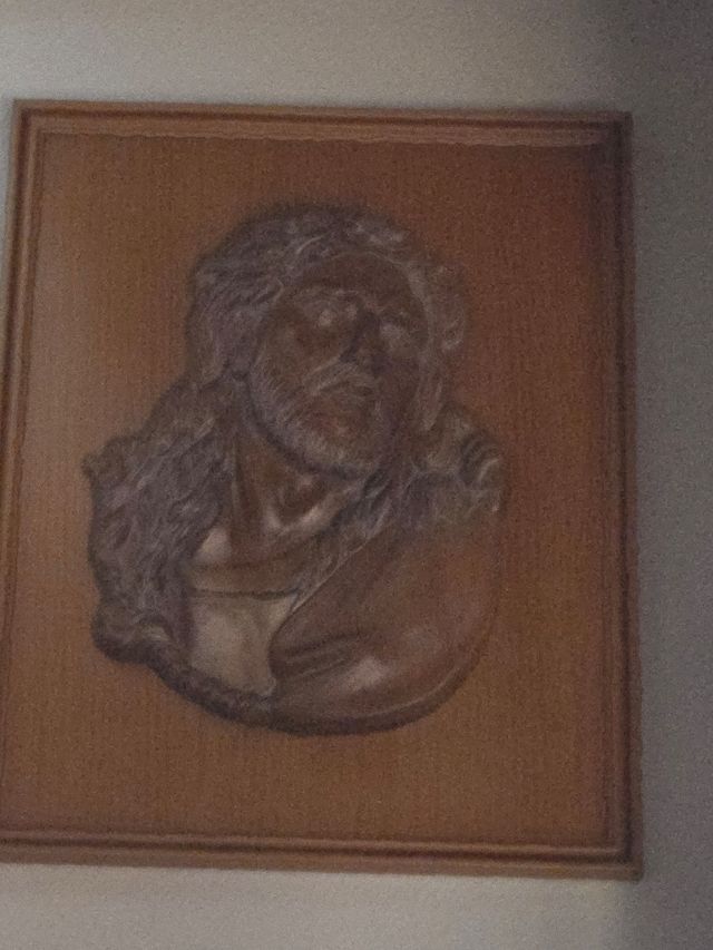 Bajorrelieve madera Jesús